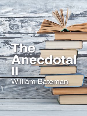 cover image of The Anecdotal Ii